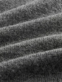 Donkergrijs - Gebreid vest met ronde hals*Next Best