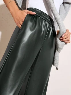 - Faux Leather Elasticaed Trousers*Friends Like These