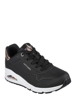 - goudkleurige damessneakers met standaard pasvorm Uno*Skechers