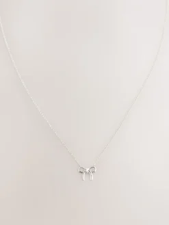 Echt zilver - Halsketting met strik*Next