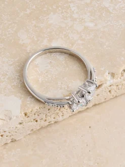 Echt zilver - Intertwining Heart Ring*Next Online