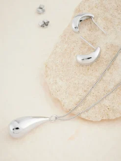 Echt zilver - Mini Teardrop Earrings*Next Discount