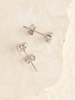 Echt zilver - Oorknopjes met hartje*Next Clearance