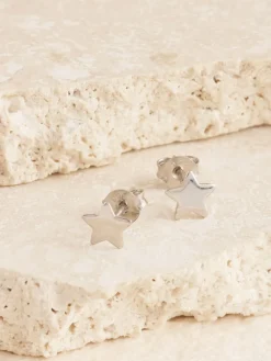 Echt zilver - Oorknopjes met sterren*Next Sale