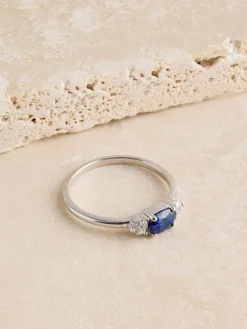 Echt zilver - Sapphire Coloured Stone Ring*Next Sale