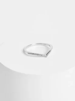 Echt zilver - Sparkle Wishbone Ring*Next Best