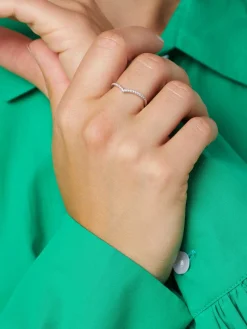 Echt zilver - Sparkle Wishbone Ring*Next Best