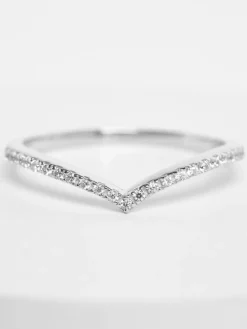 Echt zilver - Sparkle Wishbone Ring*Next Best