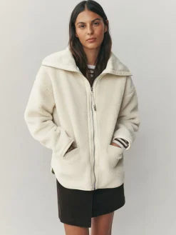 - Borg Zip Through Fleece With Rib Collar*Next Best