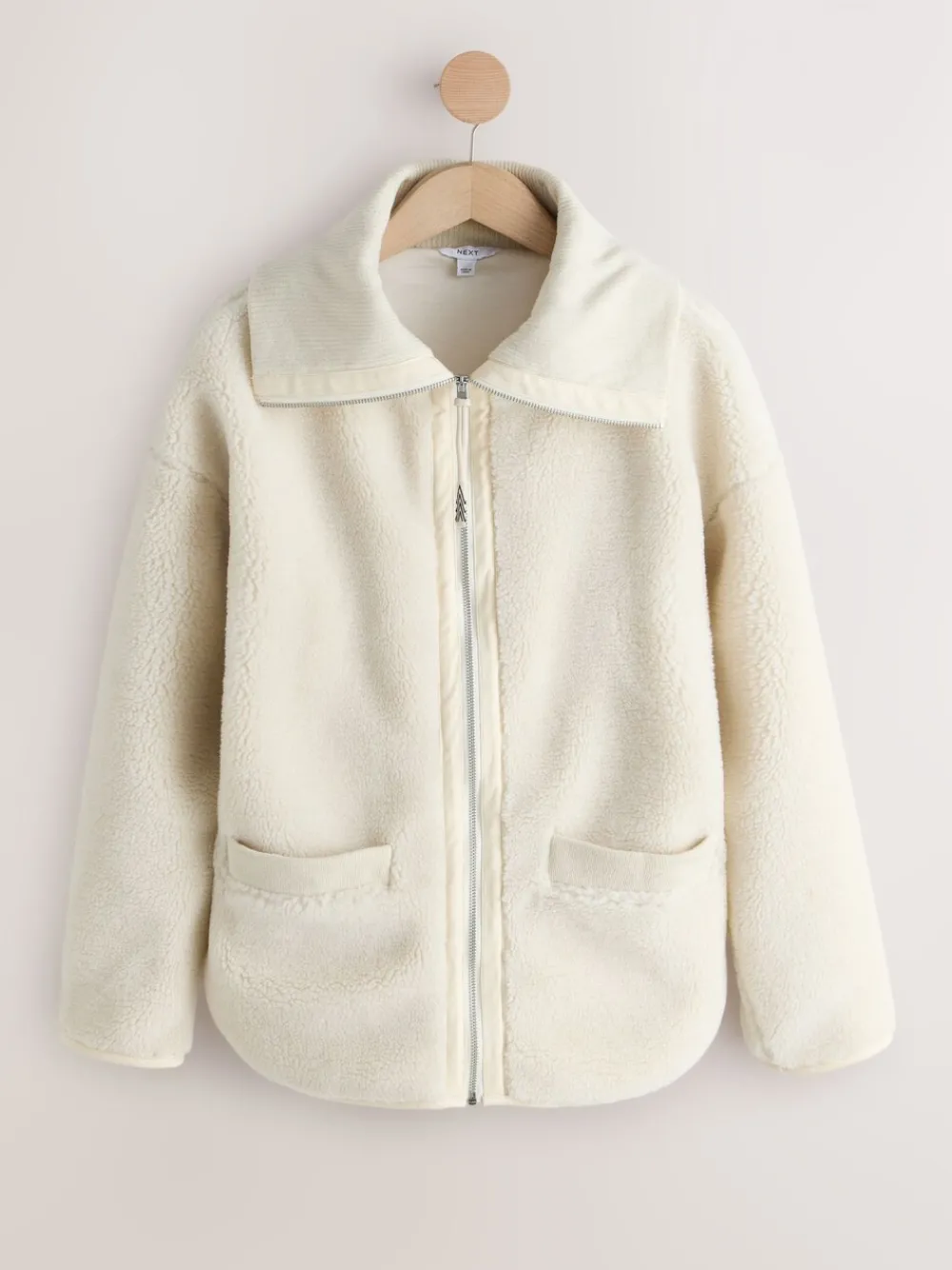 - Borg Zip Through Fleece With Rib Collar*Next Best