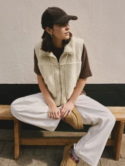 - Cord Borg Mix Zip Through Gilet*Next Hot