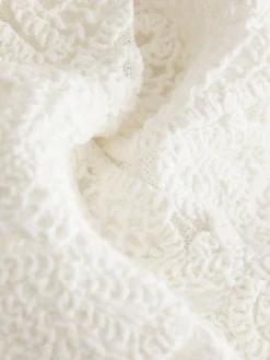 Ecru - Crochet Tie Waist Shorts*Next Best