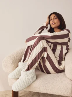 - Faux Fur Heart Slipper Boots*Next Outlet