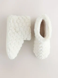 - Faux Fur Heart Slipper Boots*Next Outlet