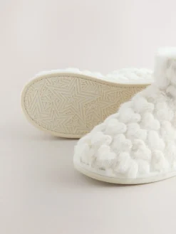 - Faux Fur Heart Slipper Boots*Next Outlet