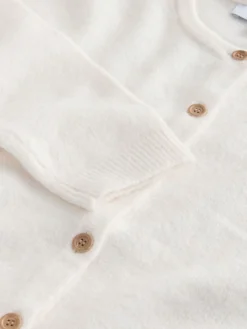 Ecru - Gebreid vest met ronde hals*Next Online