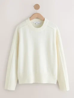 - Gebreide trui met ronde hals van wol*Next New