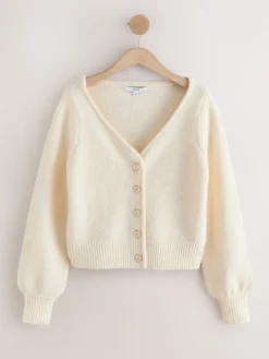 - Heart Button Cardigan With Wool*Next Sale