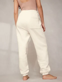 Ecru - Joggingbroek met banden*self. Outlet