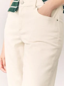 Ecru - Knielange Bermuda denim shorts*Next Sale