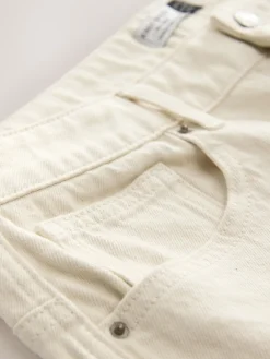 Ecru - Knielange Bermuda denim shorts*Next Sale