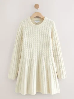 - Mini-trui-jurk met kabelpatroon*Next Clearance