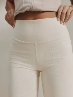 - Geribde wijde legging*self. Clearance