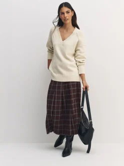 - Trui met lange hals, katoen en wolmix*Next Sale