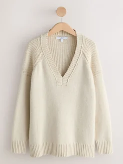 - Trui met lange hals, katoen en wolmix*Next Sale