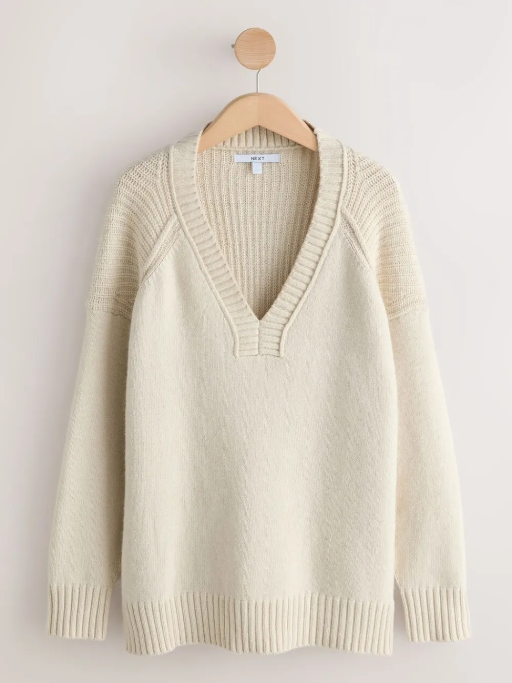 - Trui met lange hals, katoen en wolmix*Next Sale