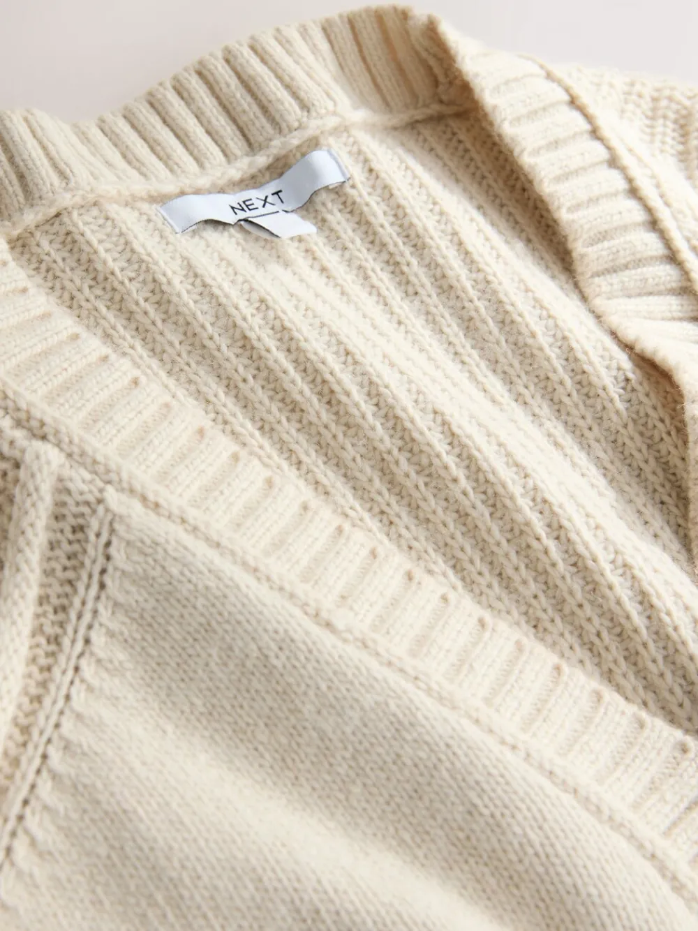 - Trui met lange hals, katoen en wolmix*Next Sale