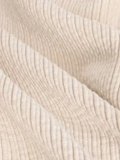 Ecru - Wijde pijpen zachte corduroy broeken*Next Outlet