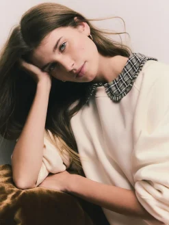 - Relaxed Fit Heavyweight Longline Crew Neck Sweatshirt*Next Outlet