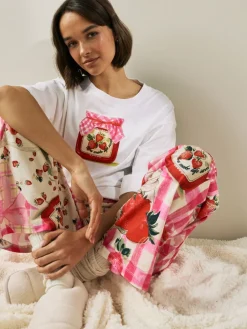 Ecru Jam - Pyjama met korte mouwen*Next Clearance