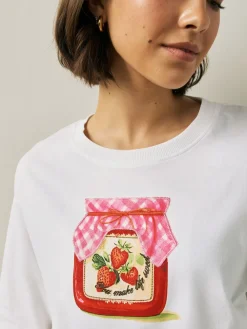 Ecru Jam - Pyjama met korte mouwen*Next Clearance