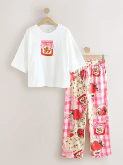 Ecru Jam - Pyjama met korte mouwen*Next Clearance
