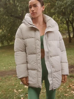 - Shower Resistant Mid Length Padded Coat*Next New