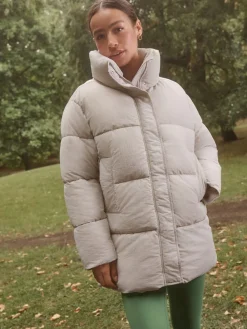 - Shower Resistant Mid Length Padded Coat*Next New