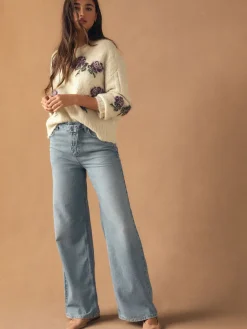 - Trui met ronde hals van wol*Next