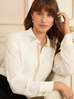 - overhemd met knopen en lange mouwen*Love & Roses Discount