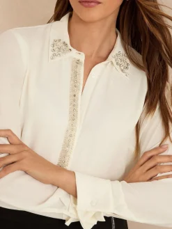 - overhemd met knopen en lange mouwen*Love & Roses Discount