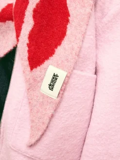 Checkerboard Lips Triangle Scarf*Eleanor Bowmer New