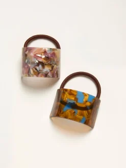 FatFace 2 Pack Hars Manchet Haarbandjes*Fat Face New