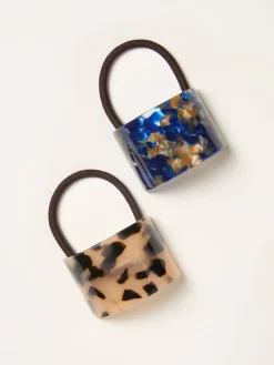 FatFace 2 Pack Hars Manchet Haarbandjes*Fat Face Clearance