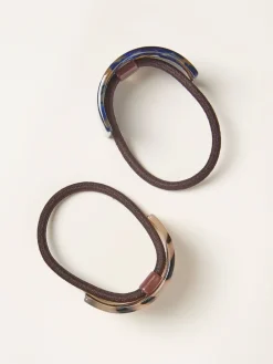 FatFace 2 Pack Hars Manchet Haarbandjes*Fat Face Clearance