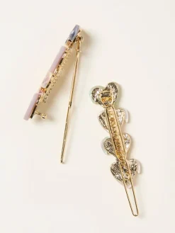 FatFace 2 Pack Heart Hair Slides*Fat Face Hot