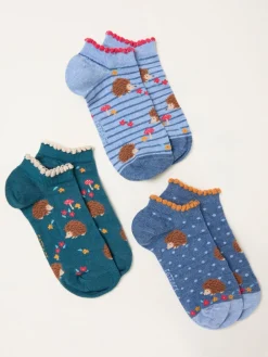 FatFace 3 Pairs of Trainer Socks*Fat Face