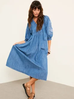 FatFace Denim Midi Dress*Fat Face Hot