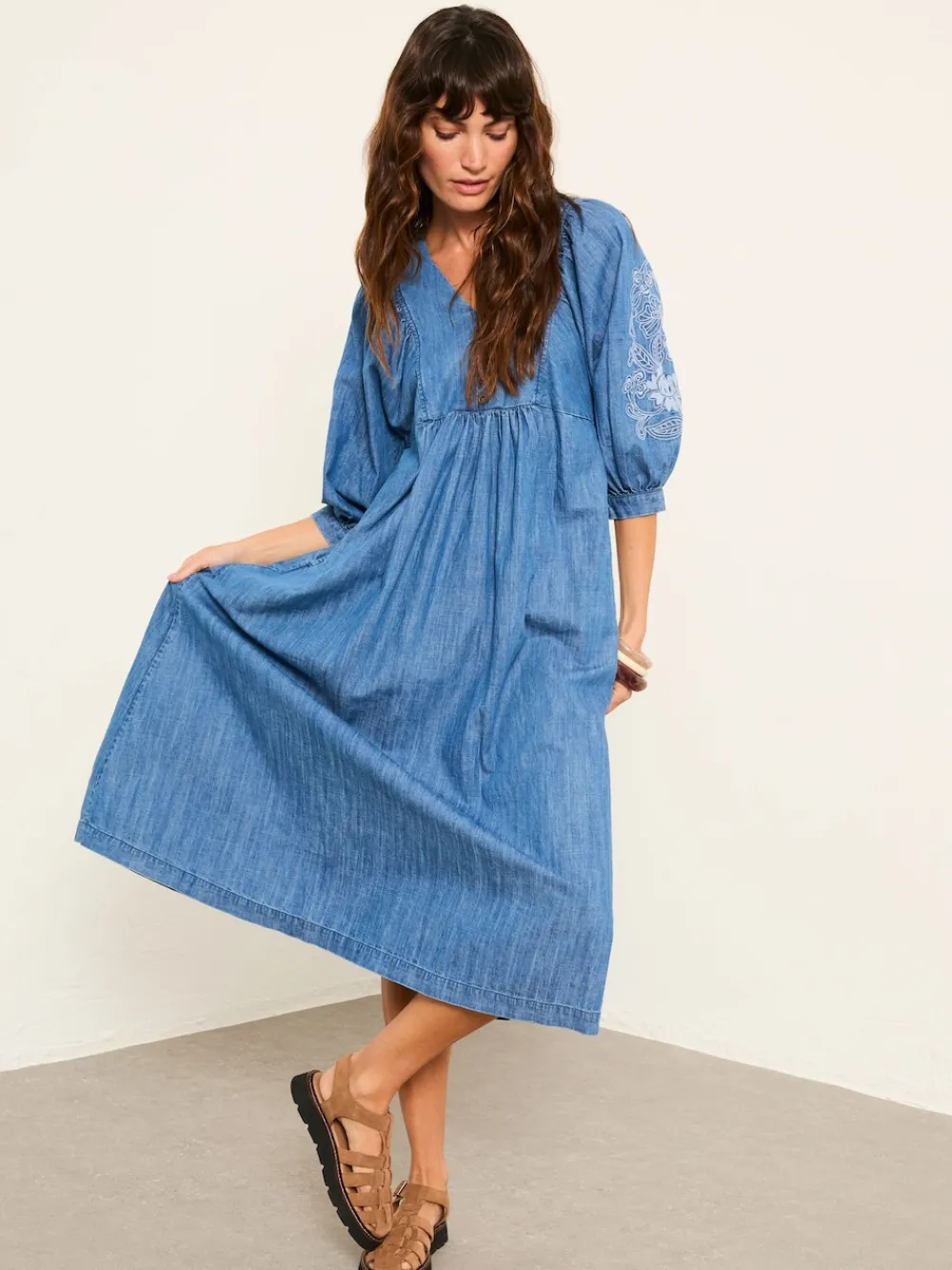 FatFace Denim Midi Dress*Fat Face Hot