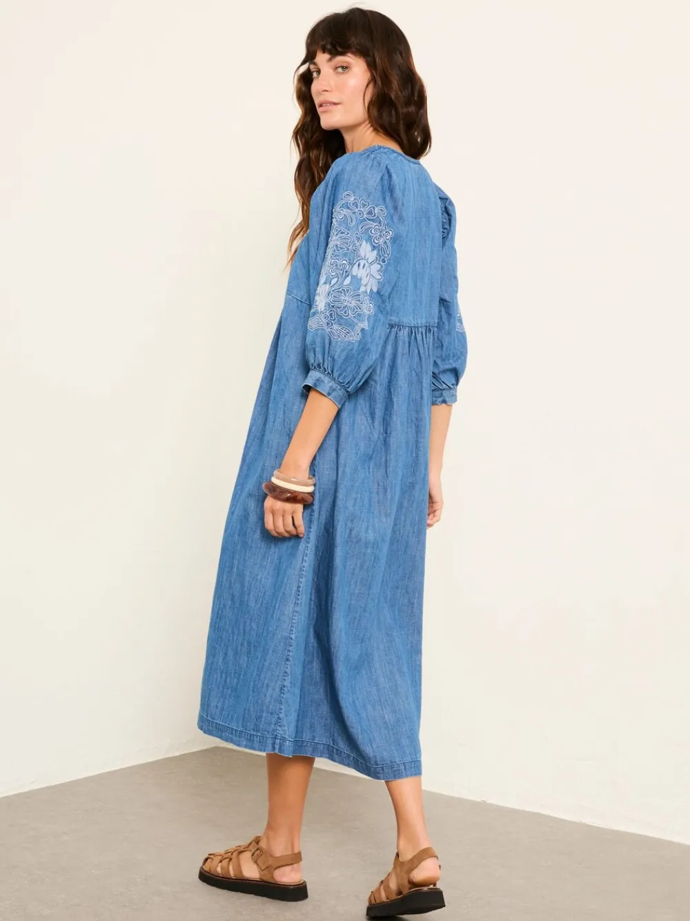FatFace Denim Midi Dress*Fat Face Hot